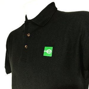 ENTERPRISE Rent-A-Car Employee Uniform Polo Shirt Black NEW Size M Medium